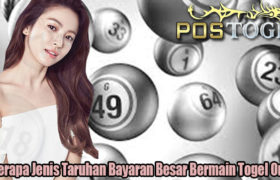 Beberapa Jenis Taruhan Bayaran Besar Bermain Togel Online
